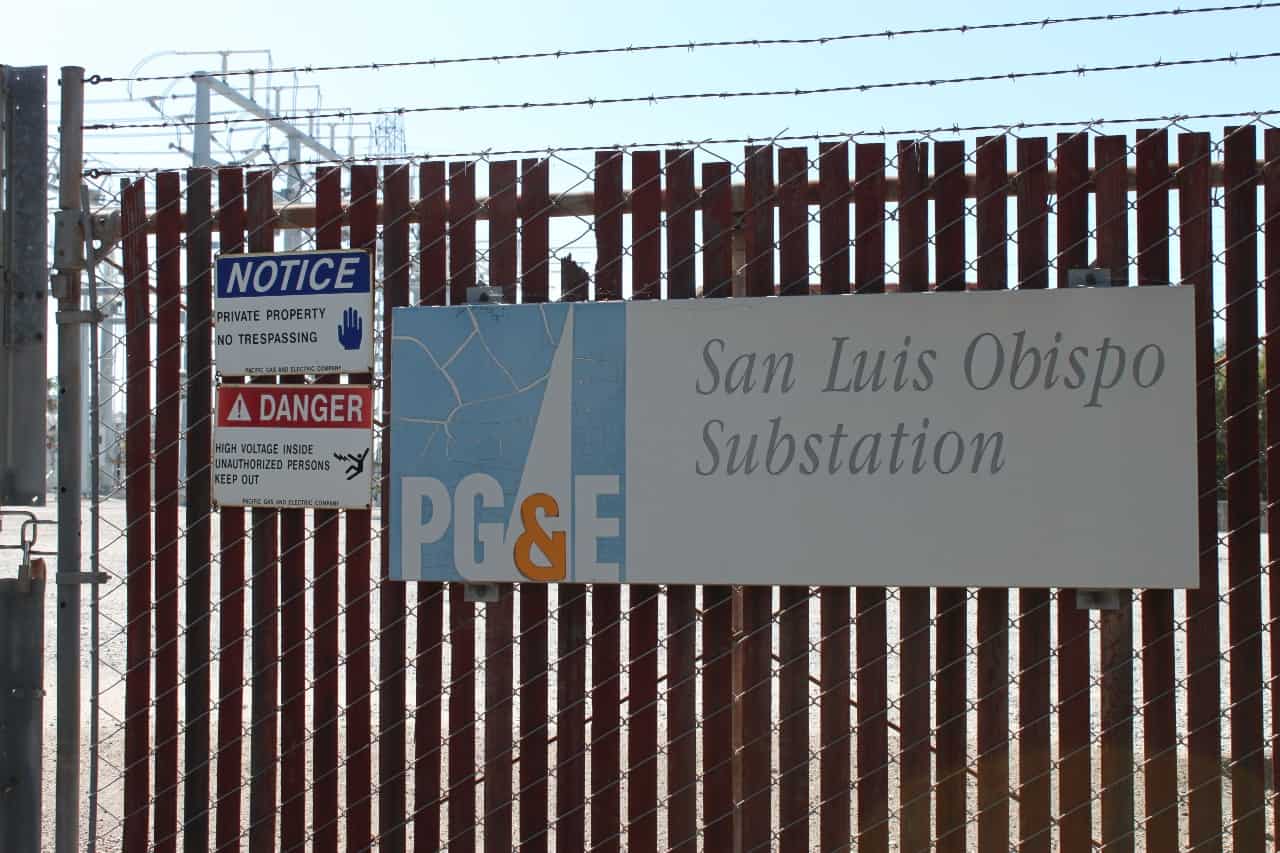 PG&E San Luis Obispo substation